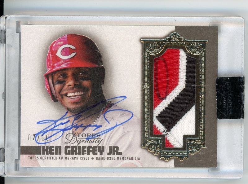 Ken Griffey Jr. 2019 Topps Dynasty Dynastic Deed autograph game-used relic 