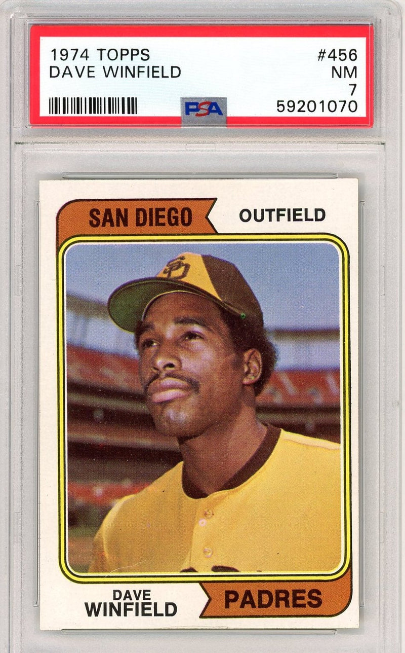 Dave Winfield 1974 Topps PSA 7 RC