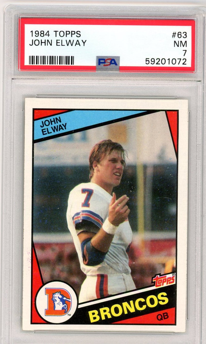 John Elway 1984 Topps PSA 7 RC