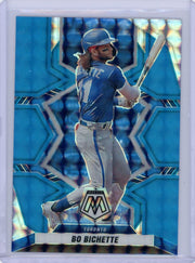 Bo Bichette 2022 Panini Mosaic Blue Fluorescent Mosaic #'d 07/15
