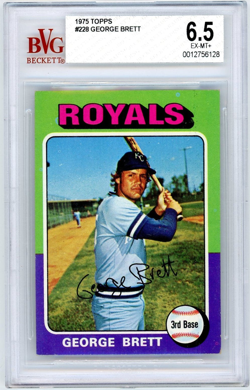 George Brett 1975 Topps BGS 6.5 RC