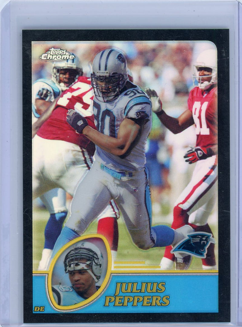 Julius Peppers 2003 Topps Chrome Refractor 
