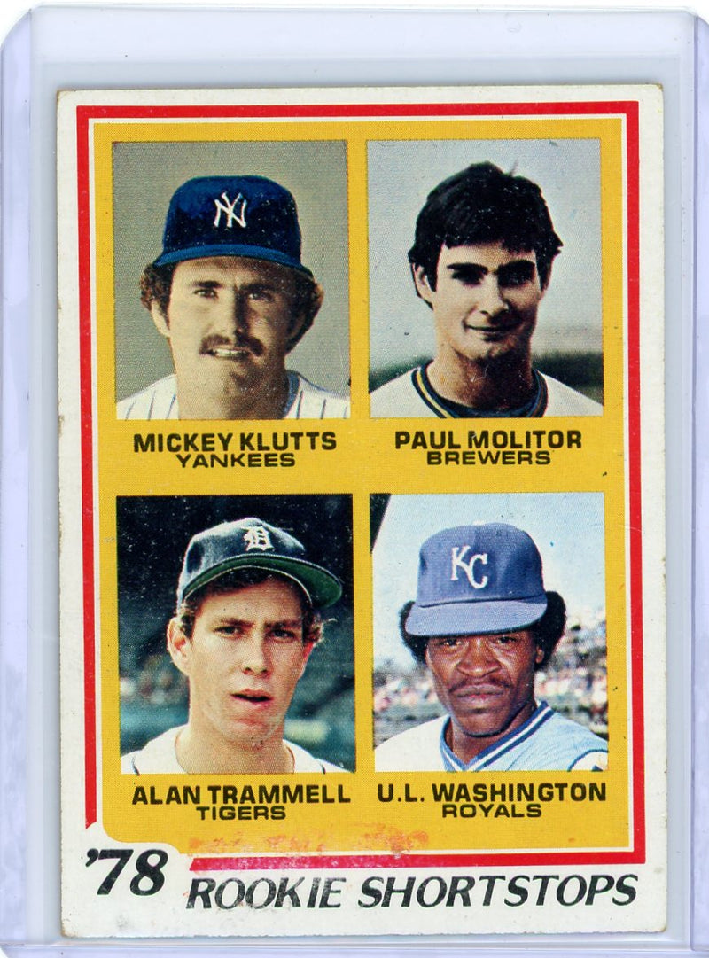 1978 Topps Rookie Shortstops 