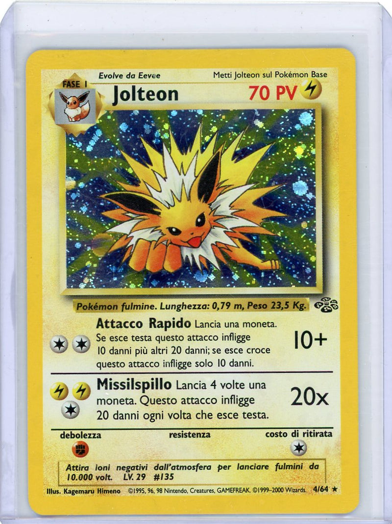 Jolteon 2000 Pokemon rare holo 4/64