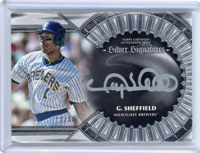 Gary Sheffield 2023 Topps Five Star Five Star Silver Signatures #'d 17/40
