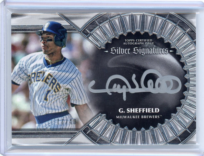 Gary Sheffield 2023 Topps Five Star Five Star Silver Signatures 