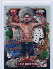 Alex Pereira 2025 Topps Chrome Titans SP