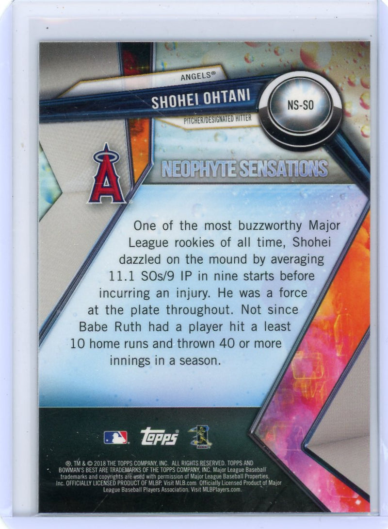 Shohei Ohtani 2018 Bowman&