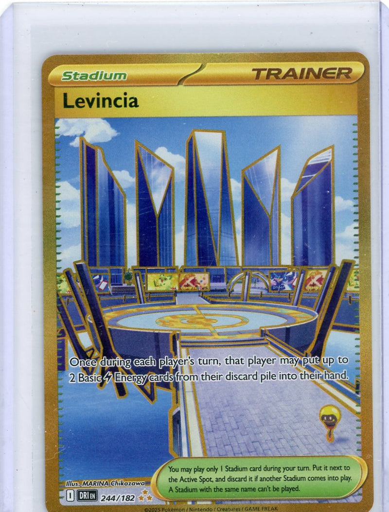Levincia 2025 Pokemon Destined Rivals Special Illustration rare holo 