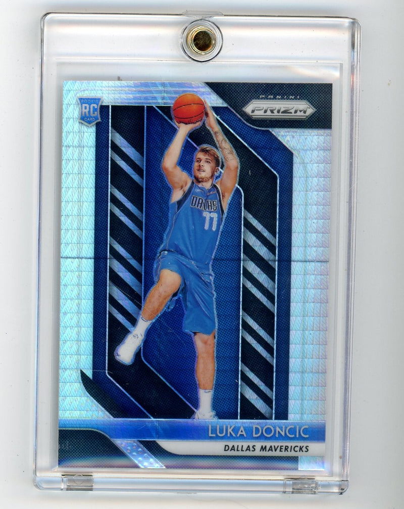 Luka Doncic 2018-19 Panini Prizm hyper prizm rookie card