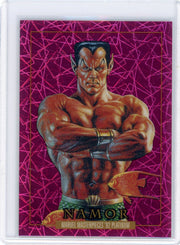 Namor 2024 Marvel Masterpieces '92 Platinum Pink Lasers #'d 673/992