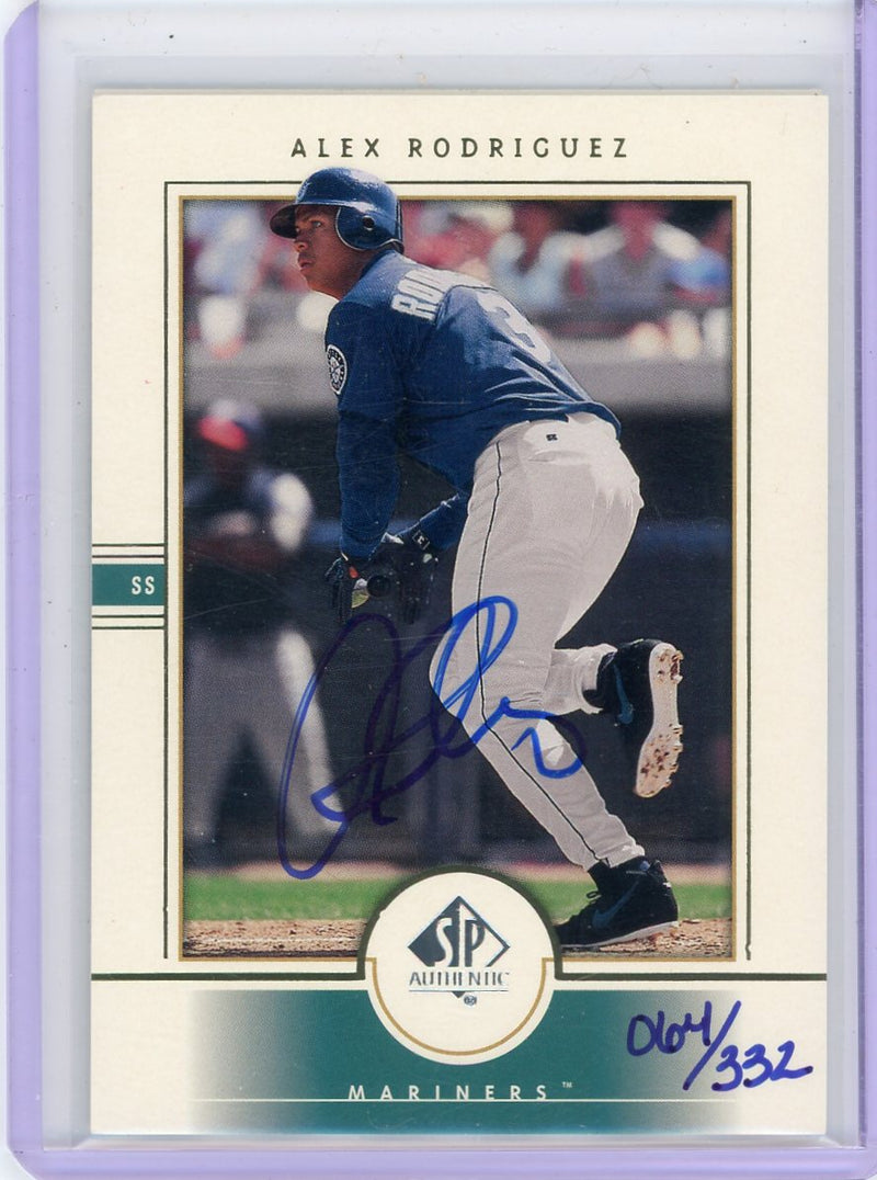 Alex Rodriguez 2001 Upper Deck SP Authentic Buyback autograph 