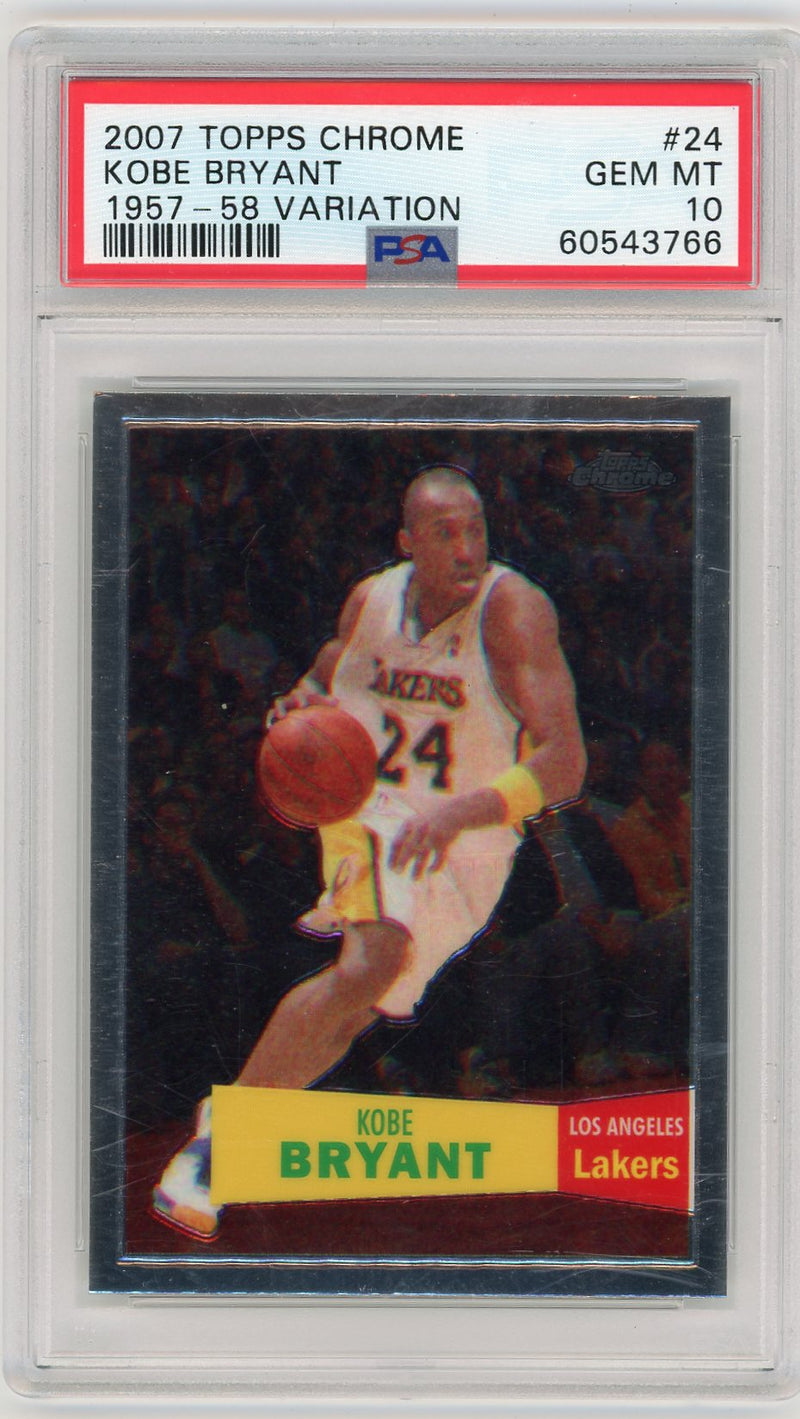 Kobe Bryant 2007 Topps Chrome &