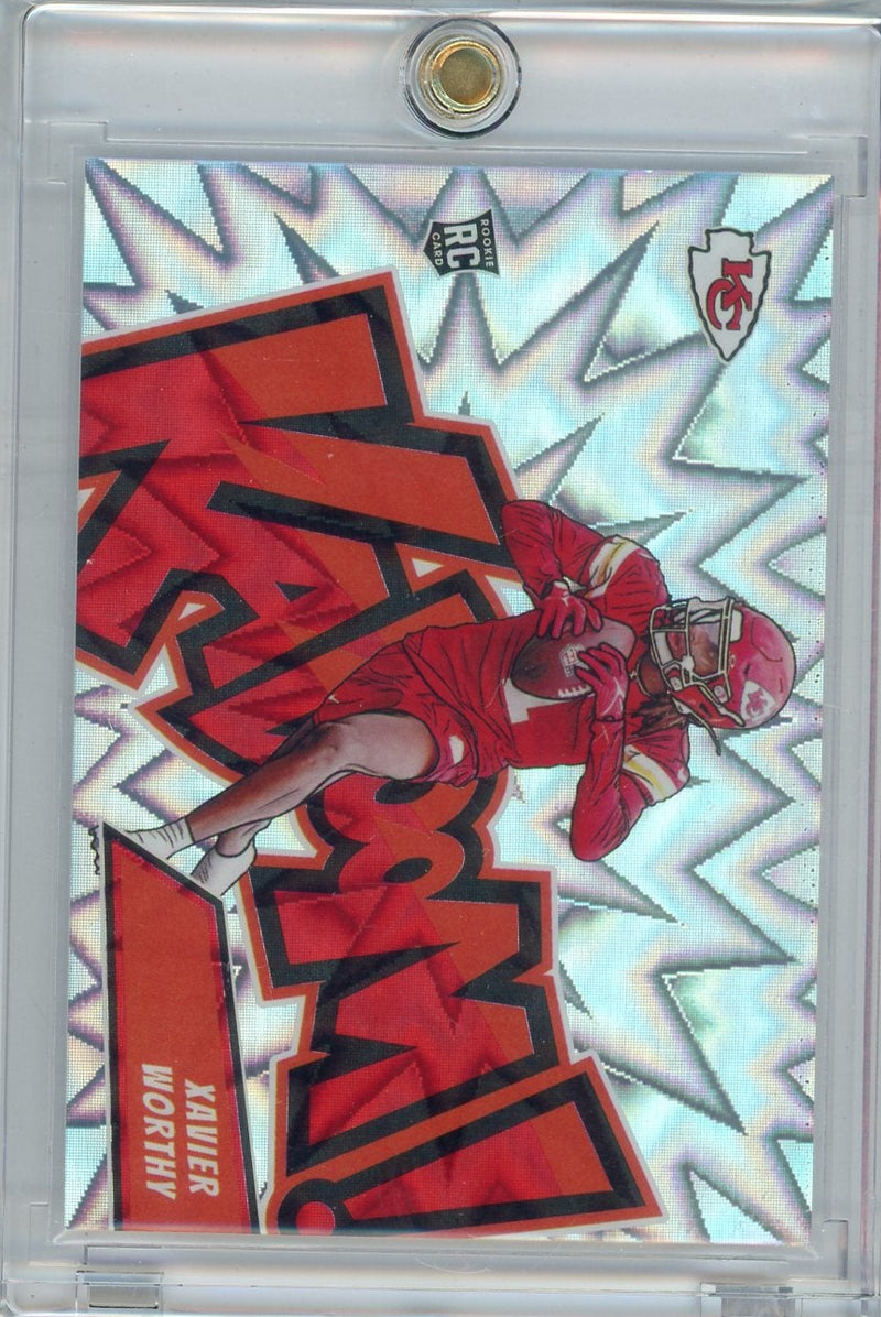 Xavier Worthy 2024 Panini Absolute Kaboom!
