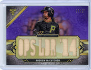 Andrew McCutchen 2024 Topps Triple Threads bat relic #'d 07/27 "OPS LDR '14"