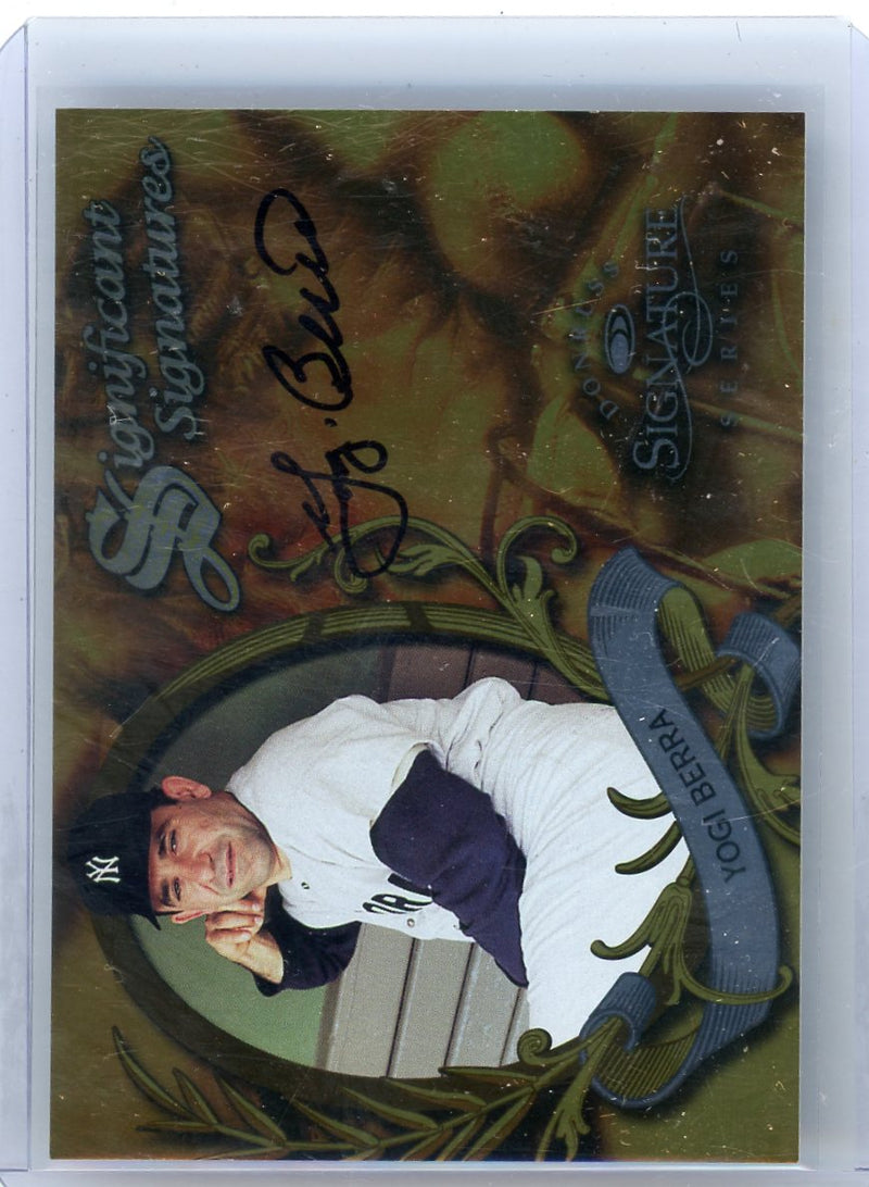 Yogi Berra 1997 Donruss Significant Signatures autograph 
