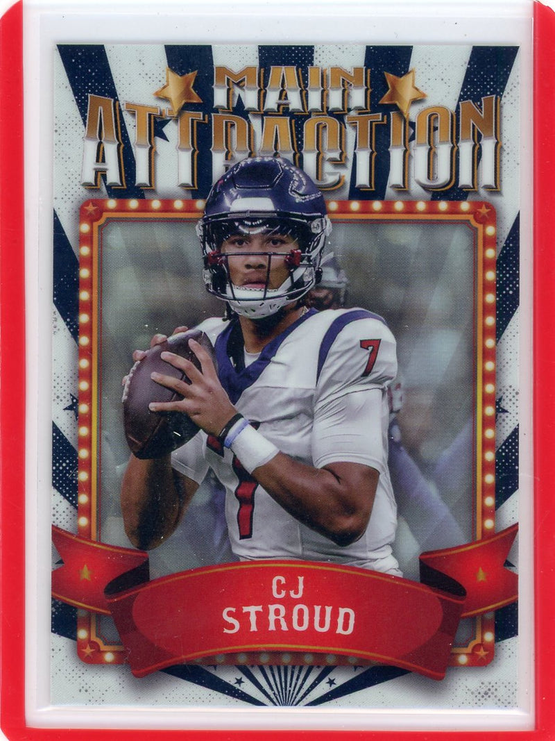 CJ Stroud 2024 Topps Finest Main Attraction SP