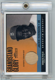 Jackie Robinson 2001 Topps Heritage Grandstand Glory Ebbets Field authentic seat relic