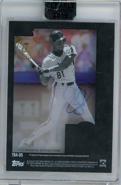 Darryl Strawberry 2019 Topps Clearly Authentic Autograph Black #'d 08/75