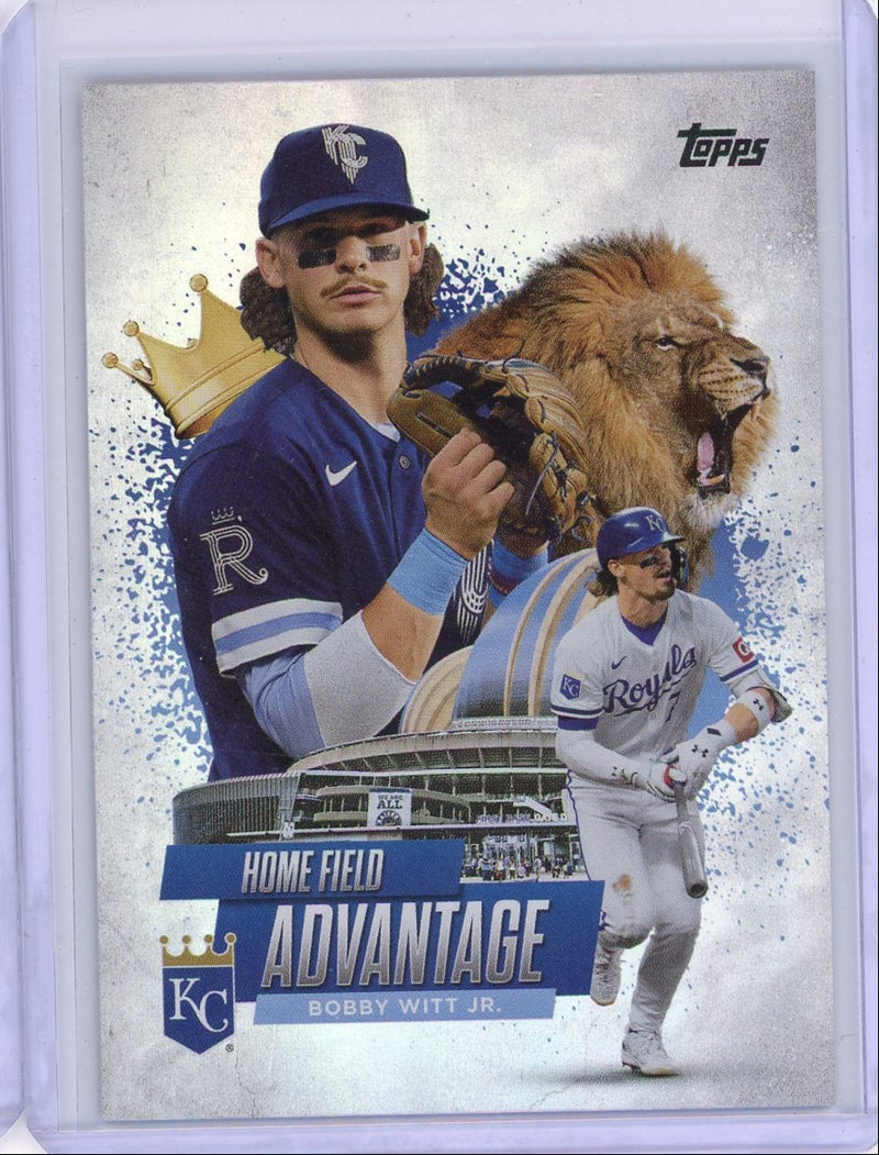 Bobby Witt Jr 2025 Topps Home Field Advantage SSP