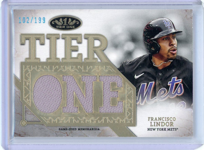 Francisco Lindor 2024 Topps Tier One Relic 