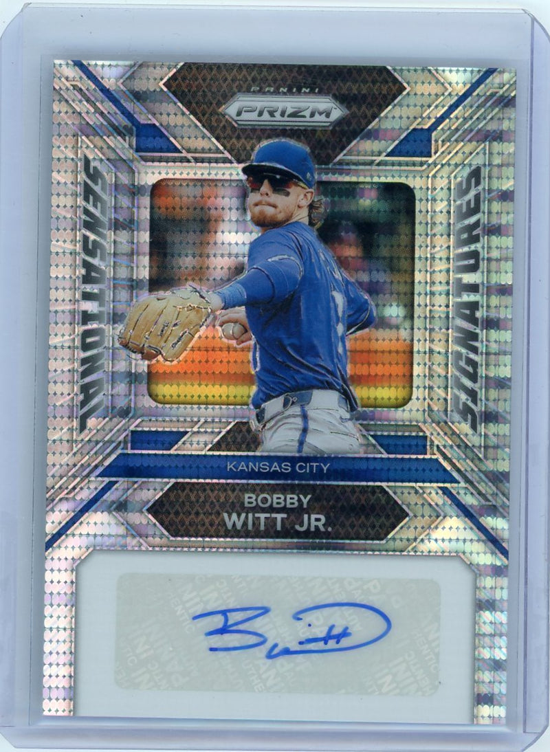 Bobby Witt Jr. 2024 Panini Prizm Pulsar Autograph 