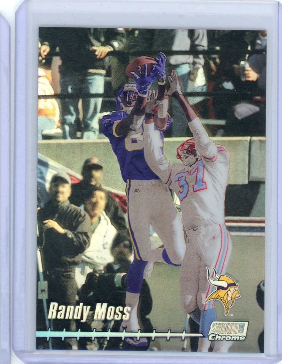 Randy Moss 1999 Topps Stadium Club Chrome refractor