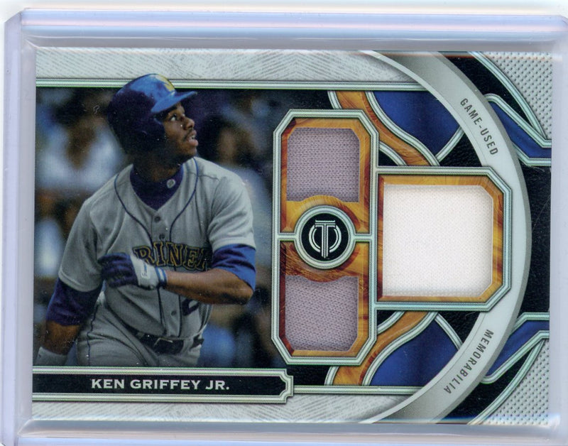 Ken Griffey Jr. 2023 Topps Tribute triple relic 