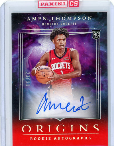 Amen Thompson 2023 Panini Origins Rookie Autographs #'d 23/99