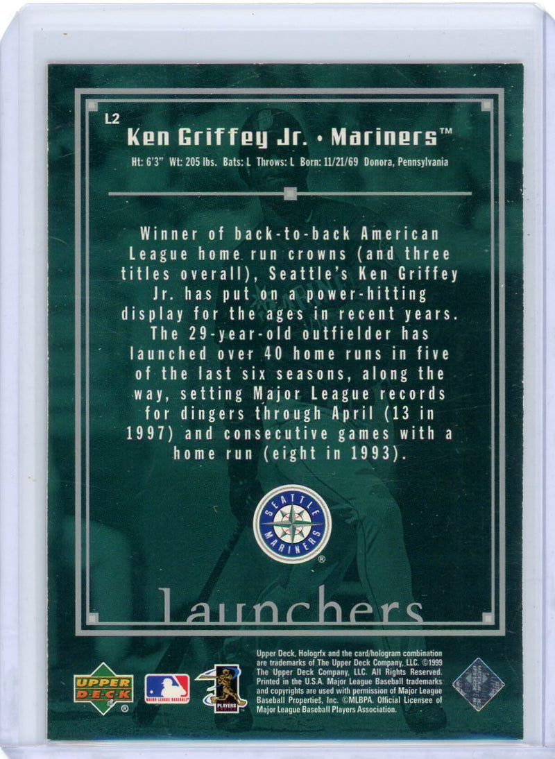 Ken Griffey Jr. 1999 Upper Deck HoloGrFX Launchers