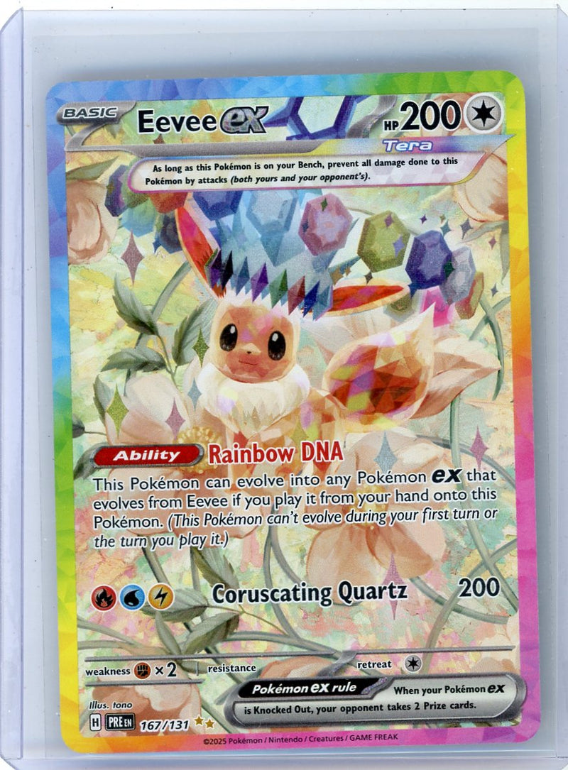 Eevee ex Pokémon Prismatic Evolutions Special Illustration Rare 