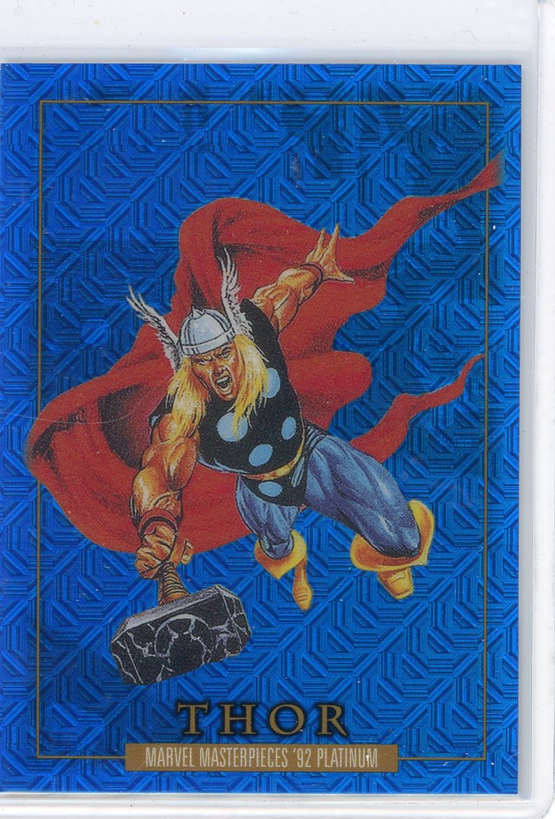Thor 2024 Marvel Masterpieces '92 Platinum Blue Traxx #92 – Piece Of ...