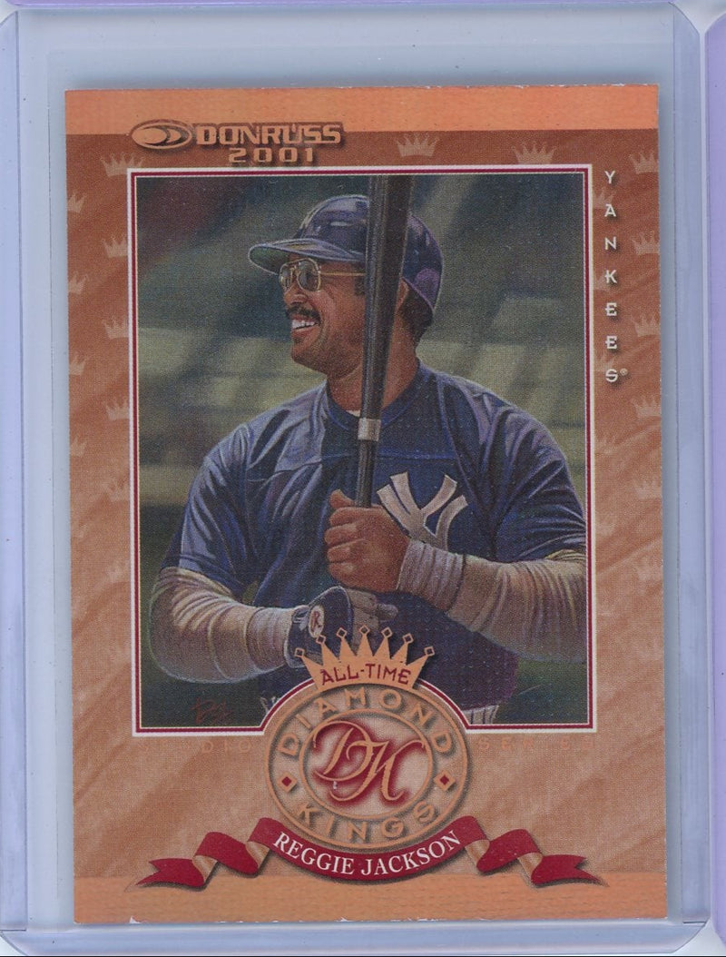 Reggie Jackson 2001 Donruss Diamond Kings Studio Series 