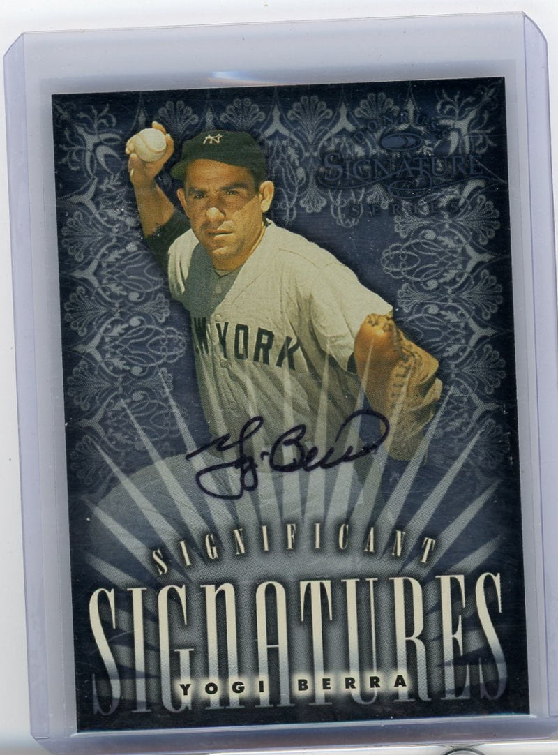 Yogi Berra 1998 Donruss Significant Signatures autograph 