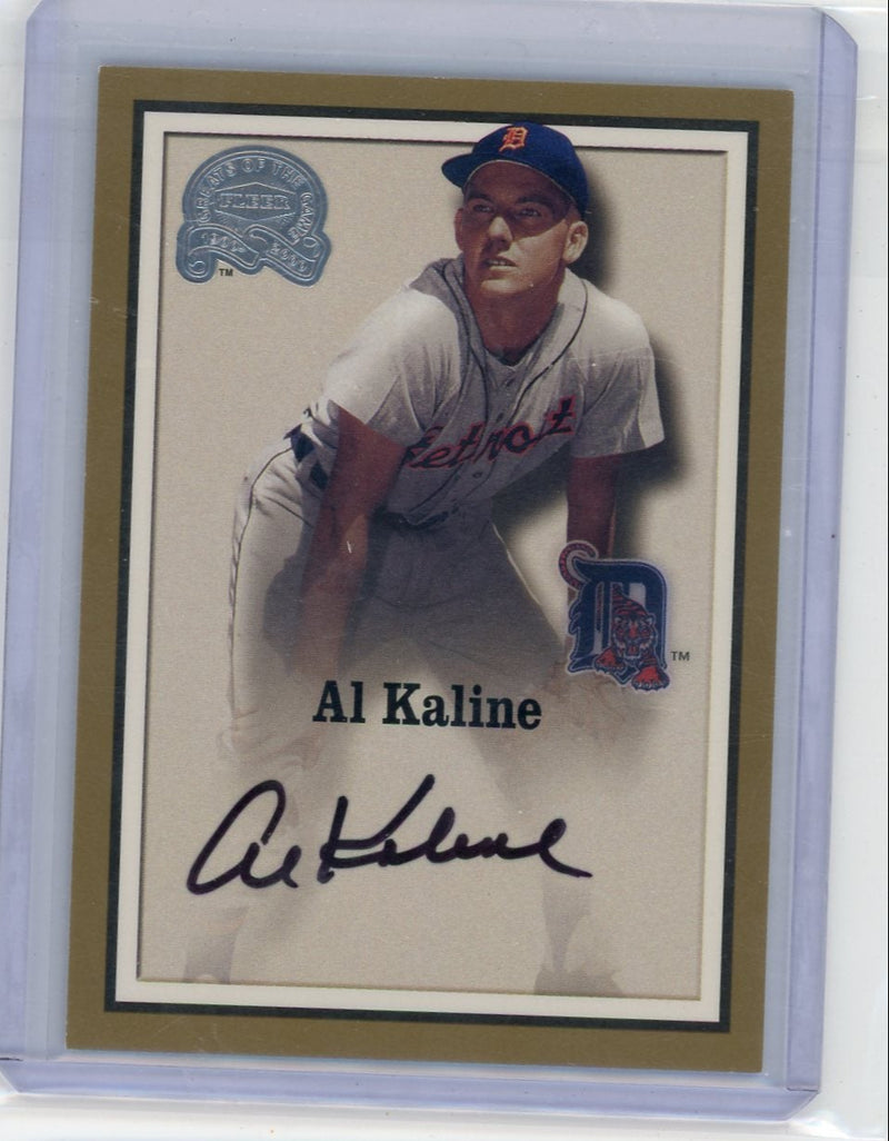 Al Kaline 2000 Fleer Greats of the Game autograph