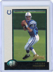 Peyton Manning 1998 Bowman paper rookie card