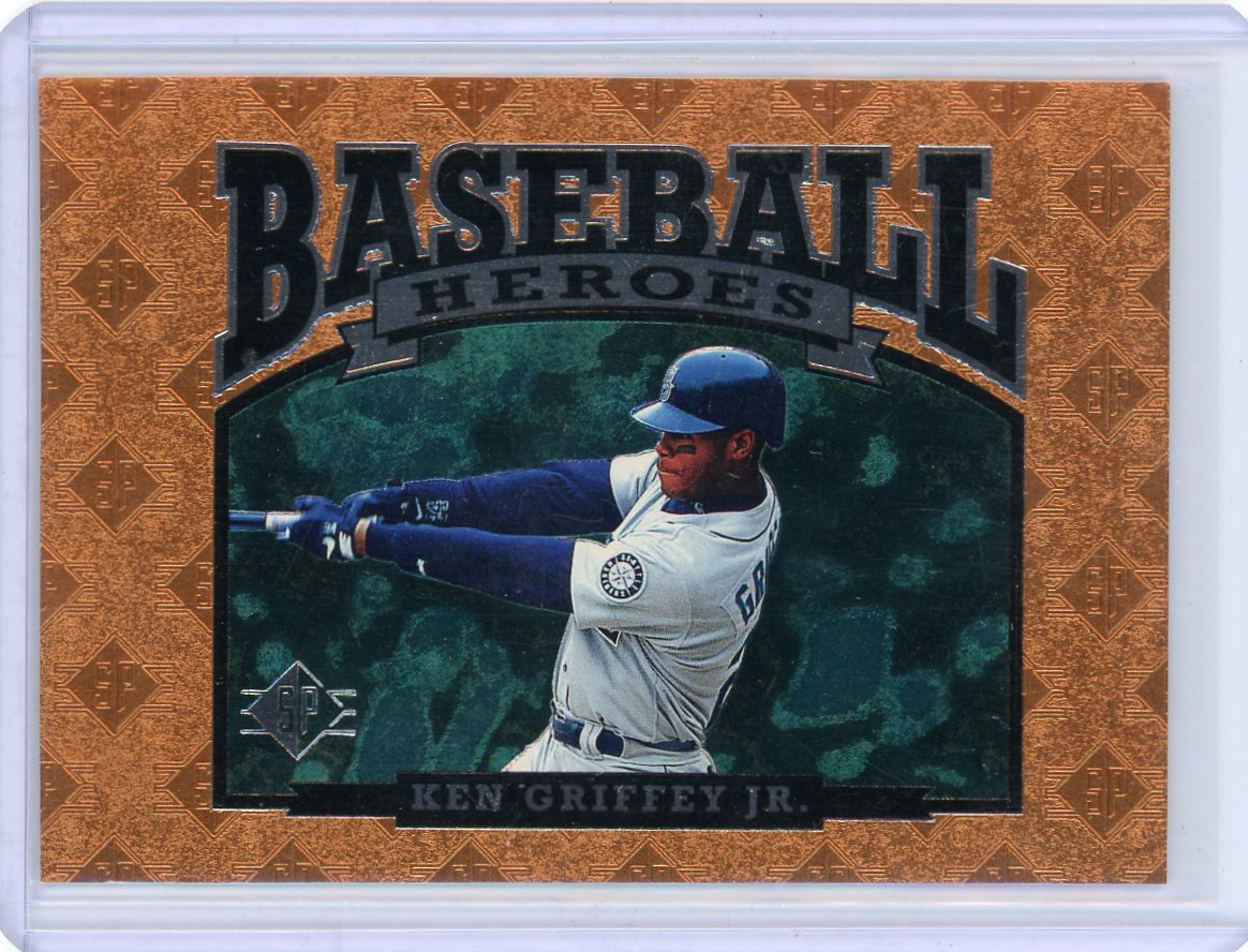 Ken Griffey Jr. 1996 SP Baseball Hereos Header Card NNO