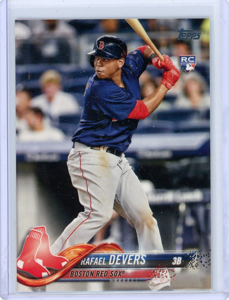 Rafael Devers 2018 Topps Complete Sets rookie card