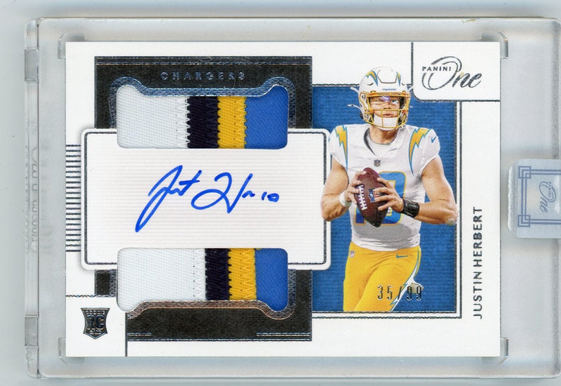 Justin Herbert 2020 Panini One RPA 