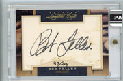 Bob Feller 2011 Panini Donruss Limited Cuts autograph cut #'d 37/49