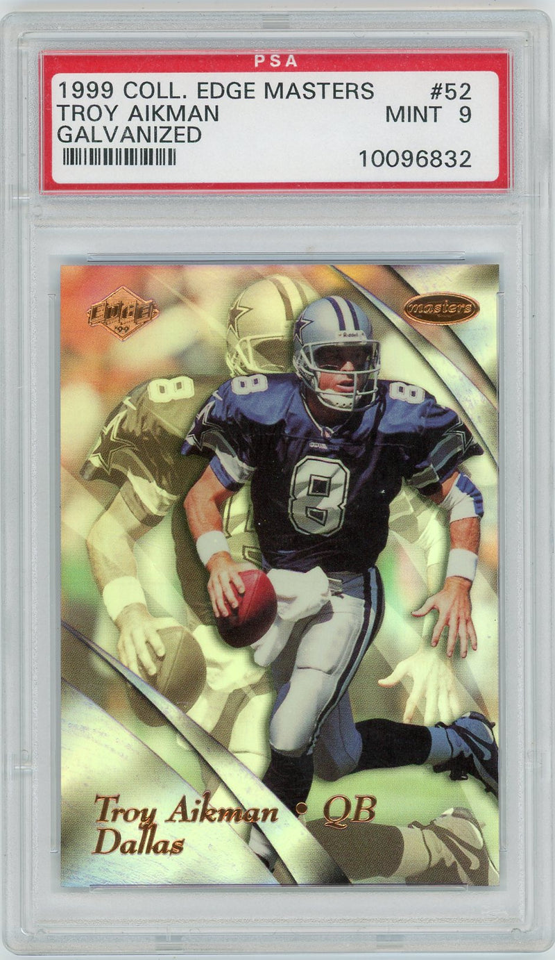 Troy Aikman 1999 Score Collectors Edge Masters Galvanized 
