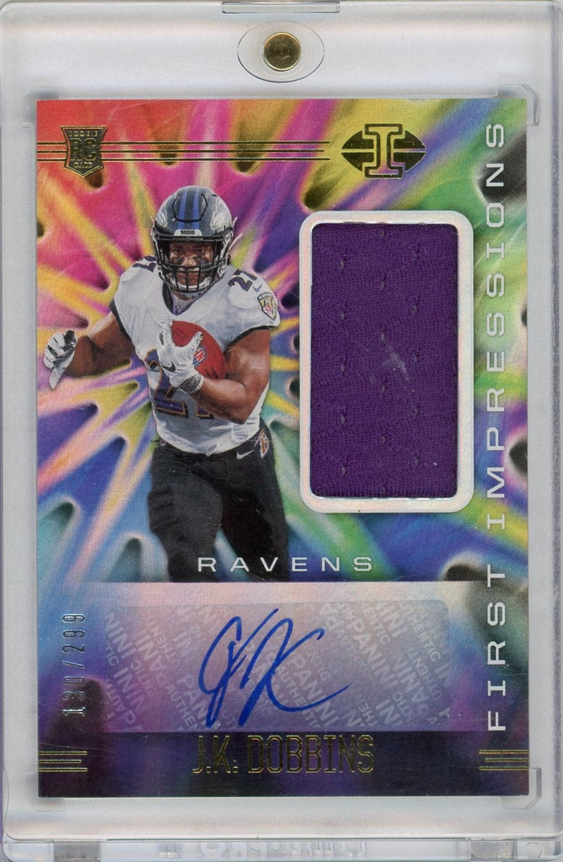 JK Dobbins 2020 Panini Illusions RPA 