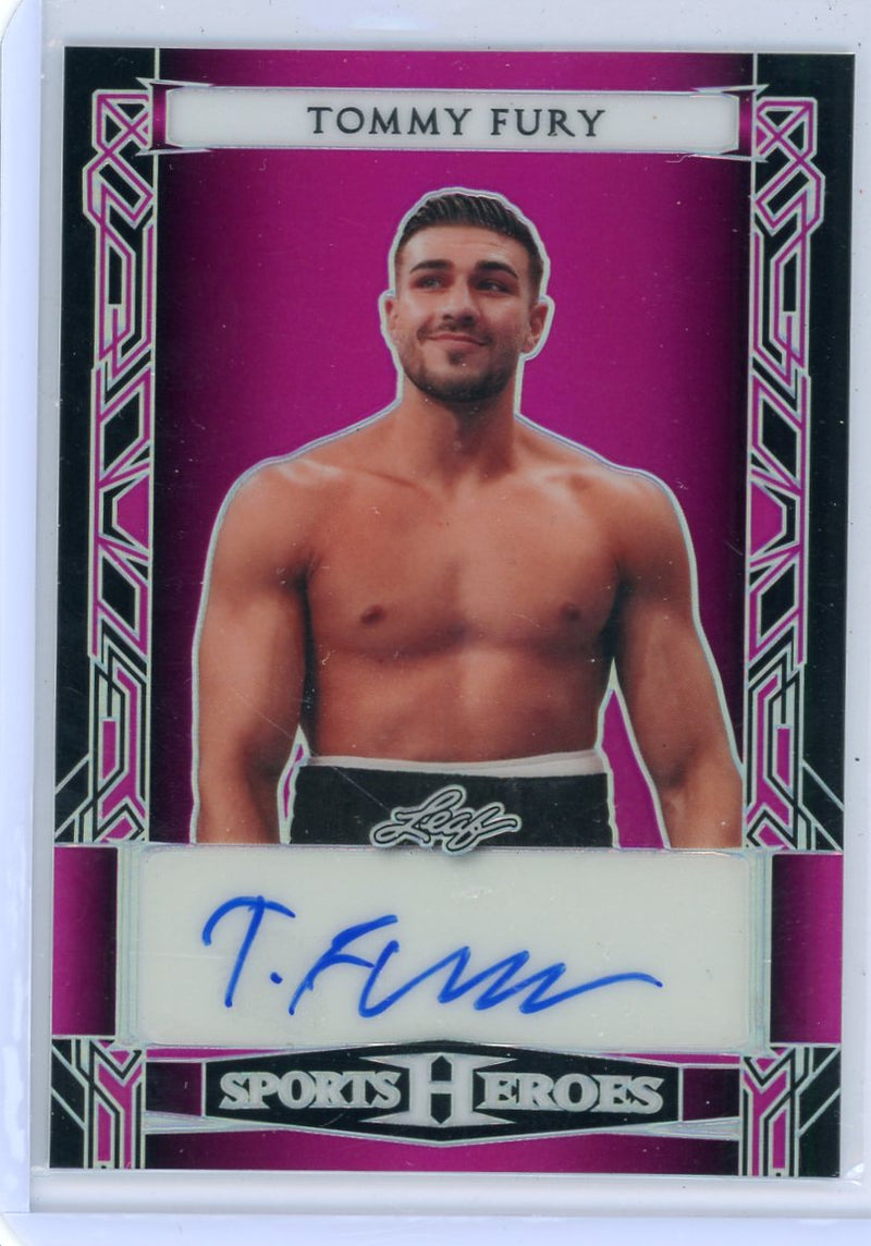 Tommy Fury 2024 Leaf Sports Heroes autograph 