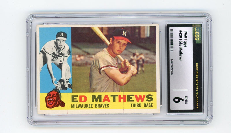 Ed Mathews 1960 Topps 