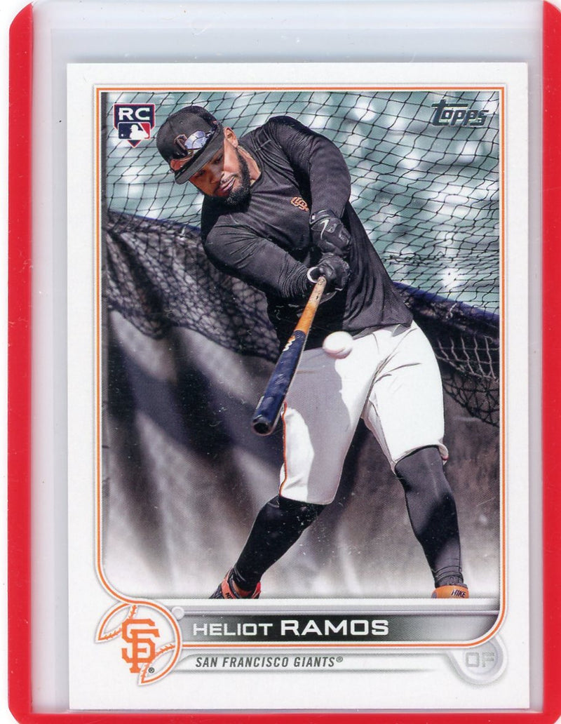 Heliot Ramos 2022 Topps Update SP/Image Variation rookie card