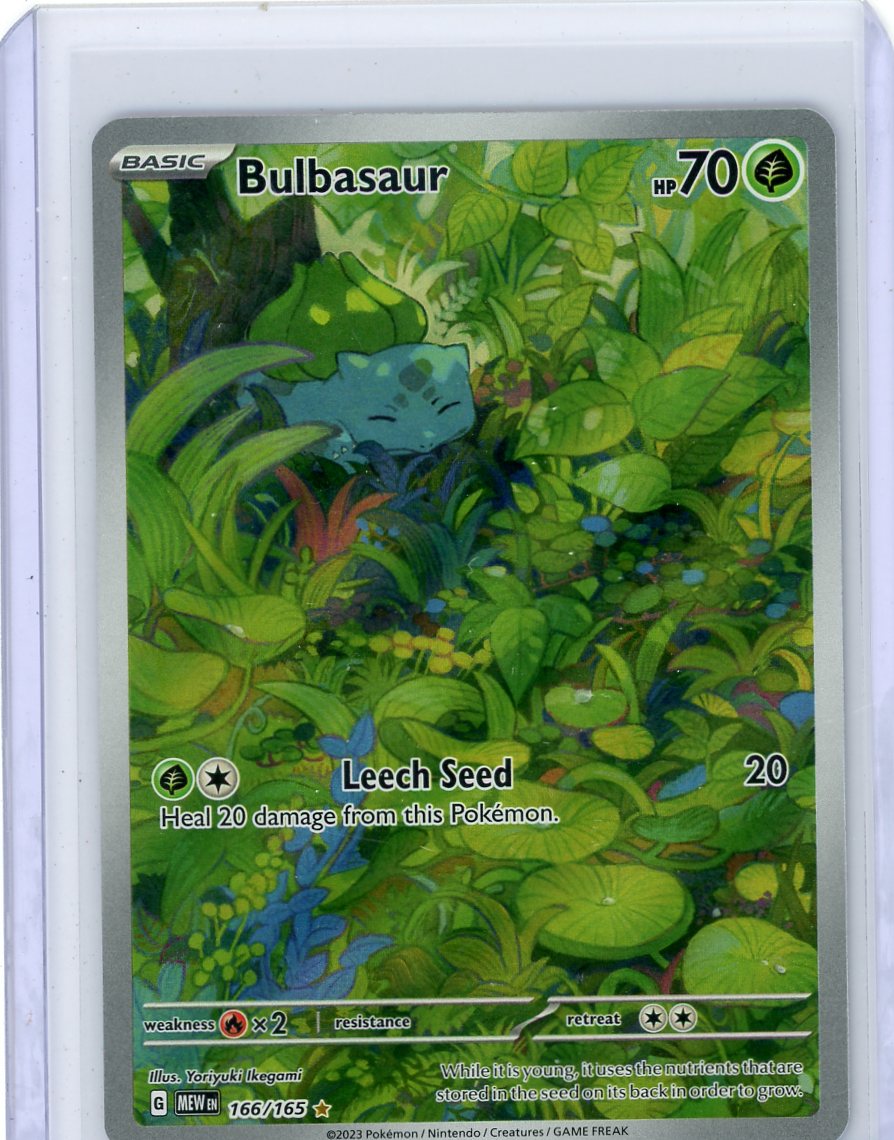 Bulbasaur Pokémon 151 Illustration Rare #166/165