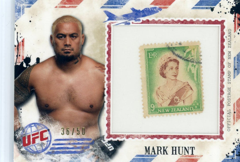 Mark Hunt 2012 Topps UFC Bloodlines International Airmail 