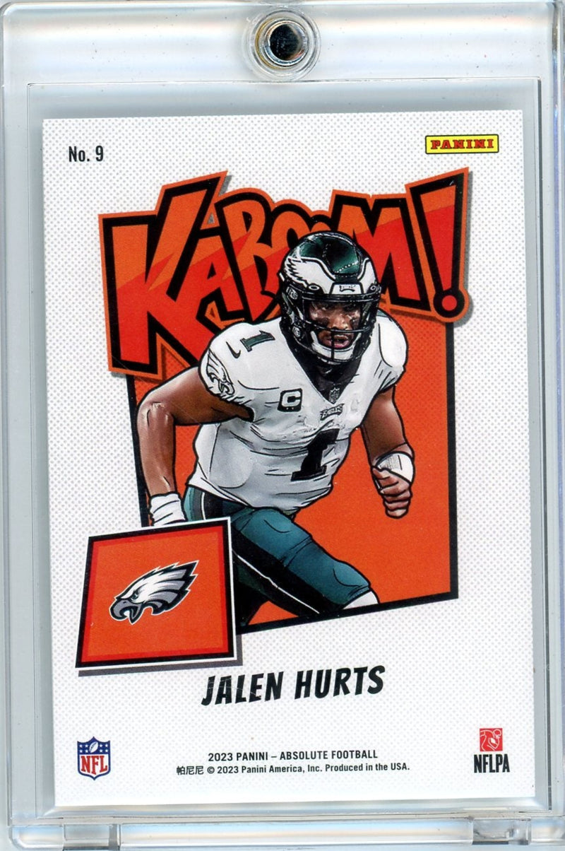 Jalen Hurts 2023 Panini Absolute KABOOM SSP