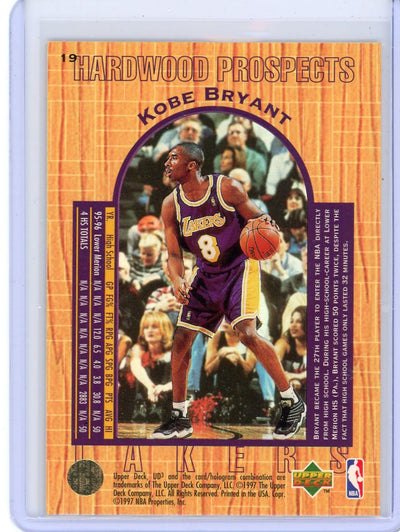 Kobe Bryant 1997 Upper Deck Hardwood Prospects holo #19
