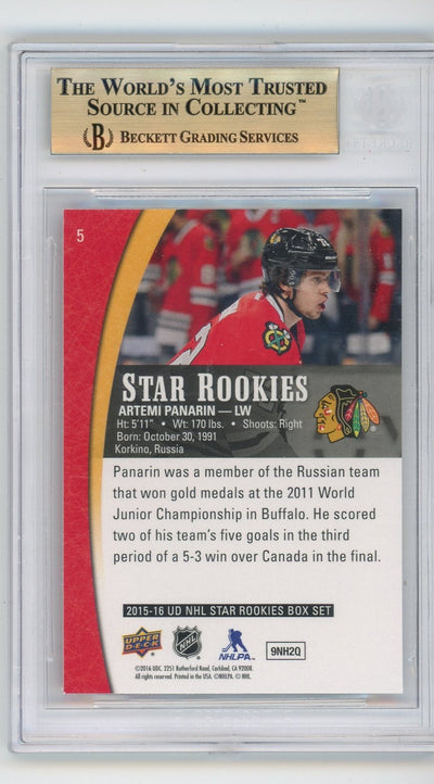 Artemi Panarin 2015-16 Upper Deck Star Rookies BGS 9.5 RC